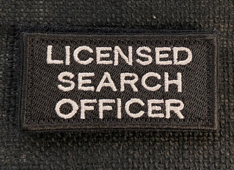 Licensed Search Officer Patch